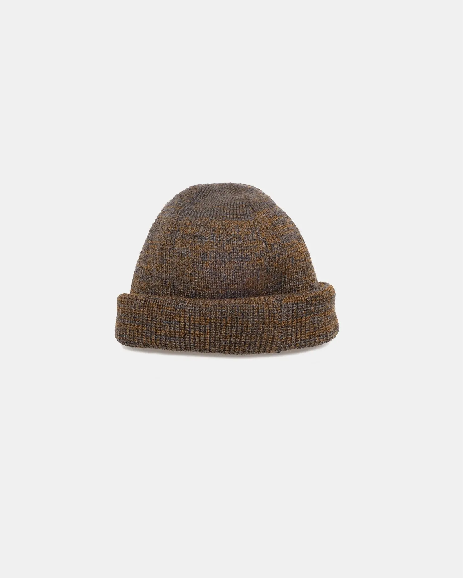 【Dehen 1920】Wool Knit Watch Cap - Charcoal / Goldmine Mix / 羊毛針織帽