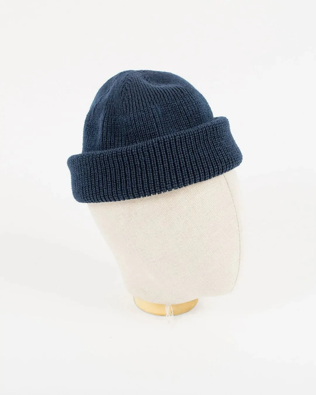 【Dehen 1920】Wool Knit Watch Cap - Dark Navy / Goldmine Mix / 羊毛針織帽