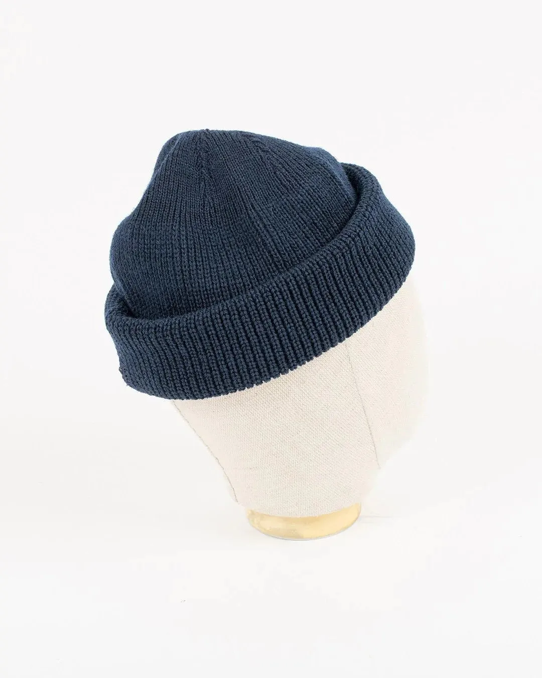 【Dehen 1920】Wool Knit Watch Cap - Dark Navy / Goldmine Mix / 羊毛針織帽
