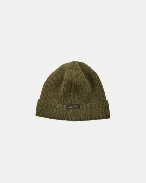 【Dehen 1920】Wool Knit Watch Cap - Loden / 羊毛針織帽