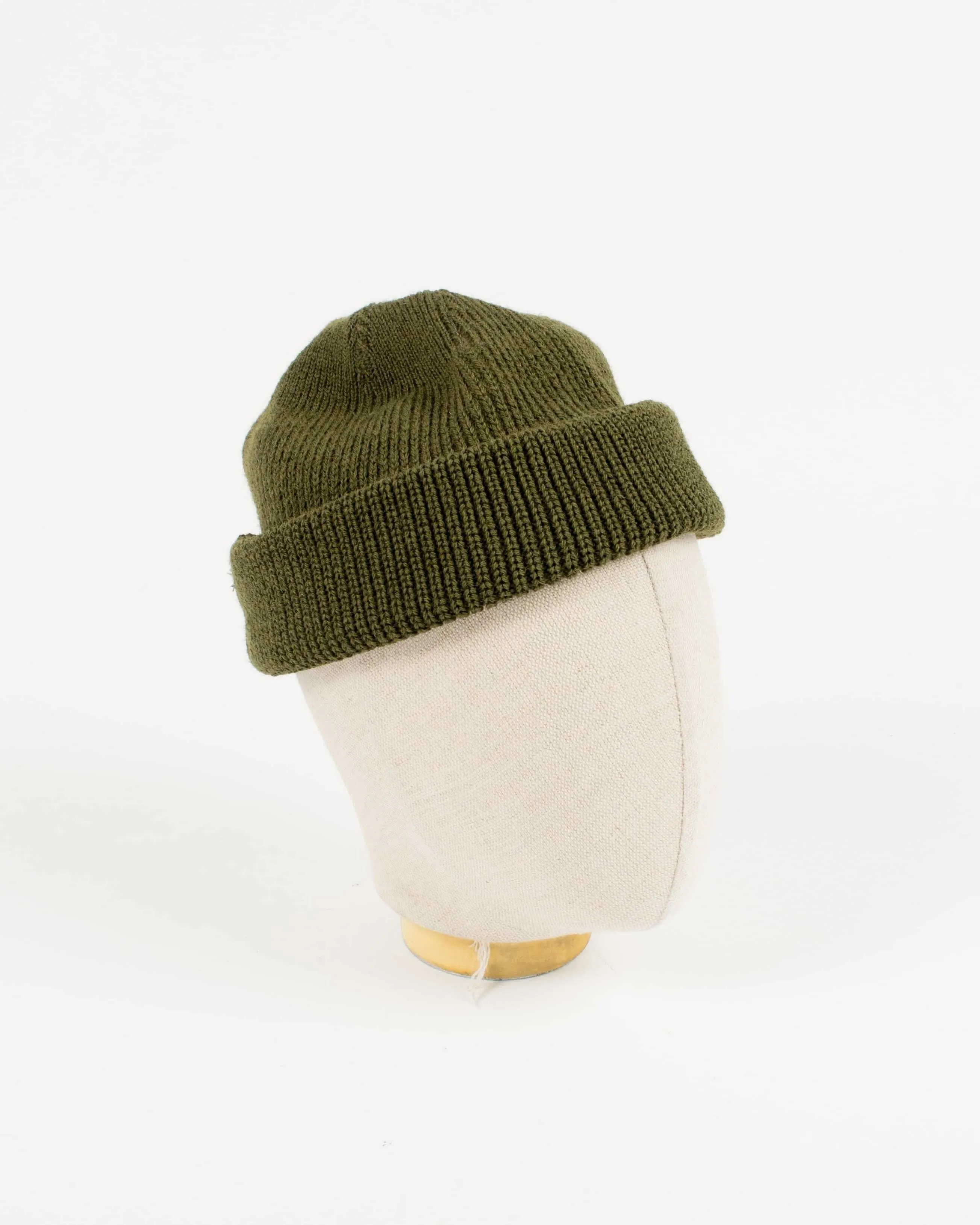 【Dehen 1920】Wool Knit Watch Cap - Loden / 羊毛針織帽