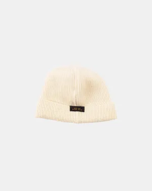 【Dehen 1920】Wool Knit Watch Cap - Natural / 羊毛針織帽