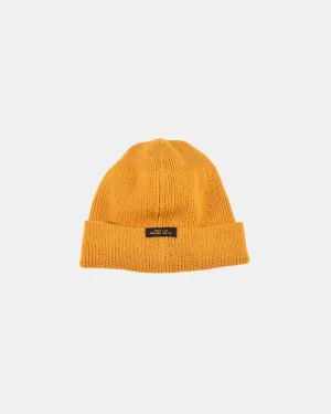 【Dehen 1920】Wool Knit Watch Cap - Old Gold / 羊毛針織帽