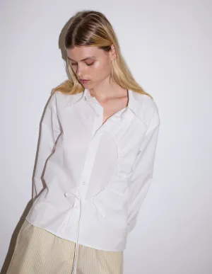 Deiji Studios | Arch Tie Shirt in White