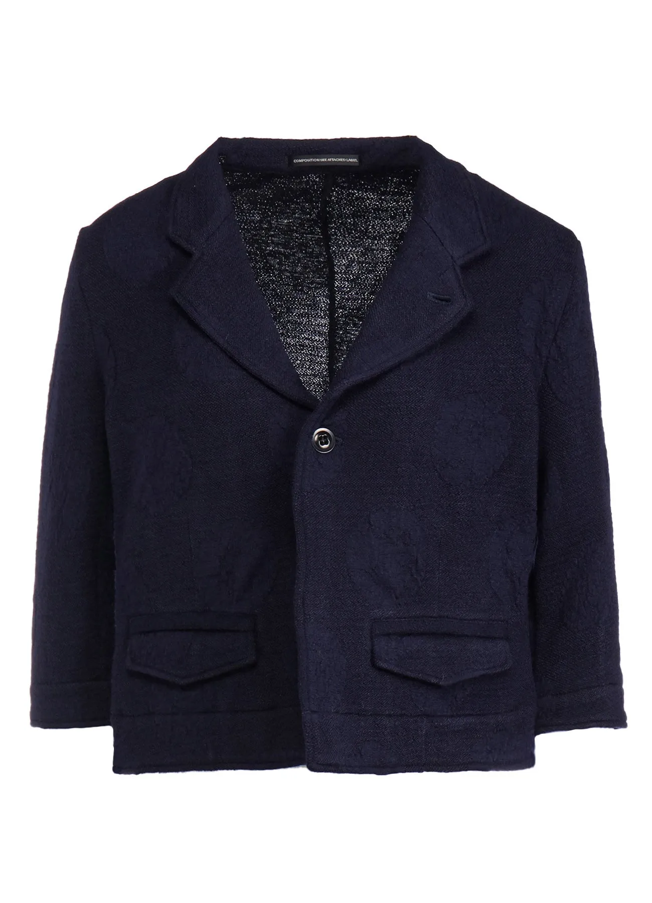 DOTS JACQUARD TAILORED SHORT JACKET