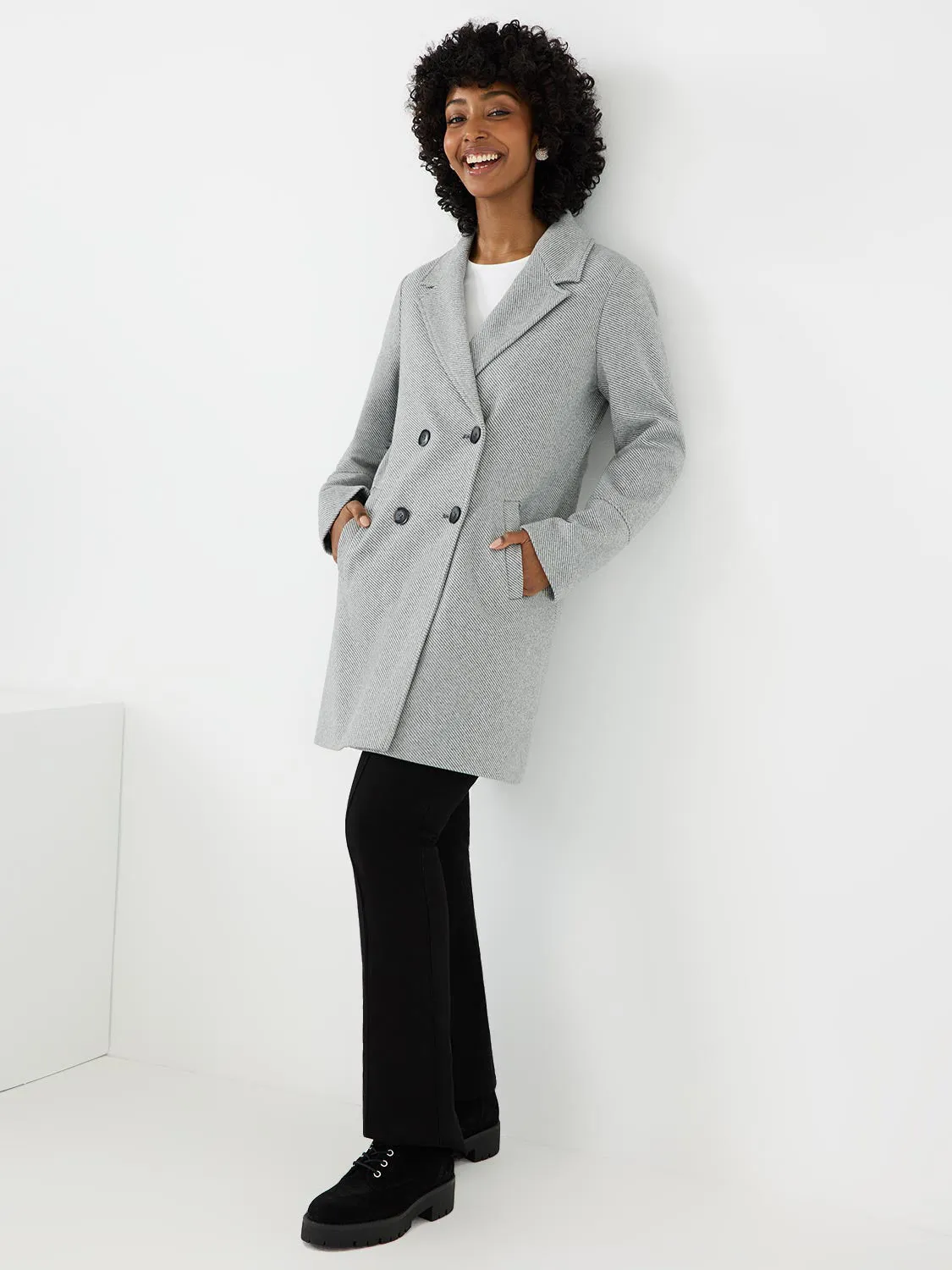 Double-Breasted Car Coat