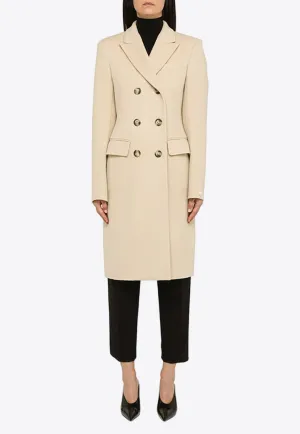 Double-Breasted Wool Coat
