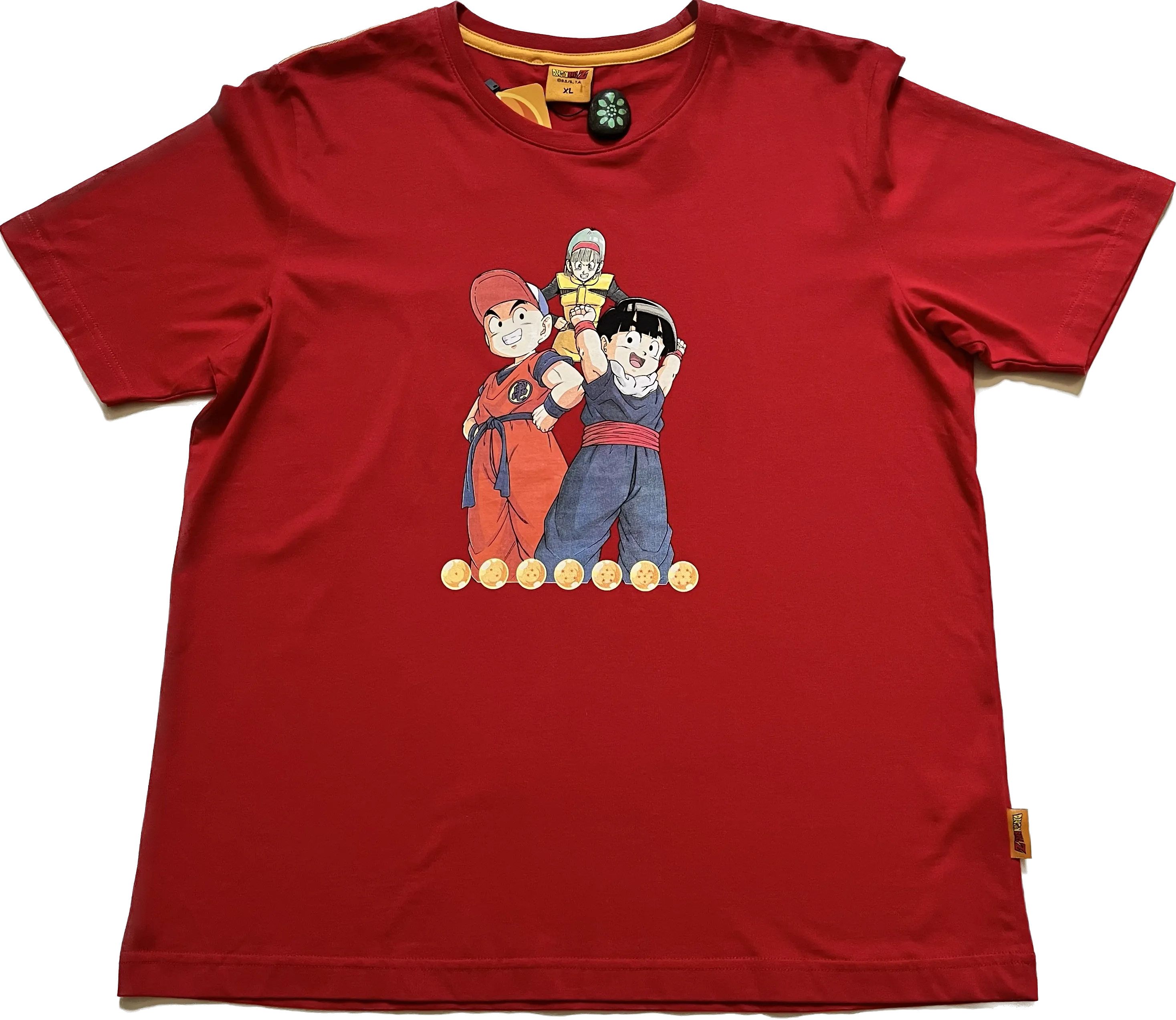 Dragonball Z Red Krillin, Gohan & Bulma Tee