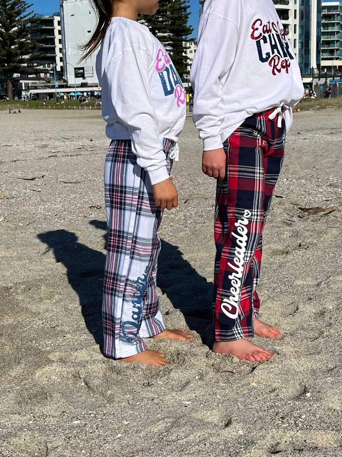 Eat Sleep Dance Repeat Tartan Pyjama Set