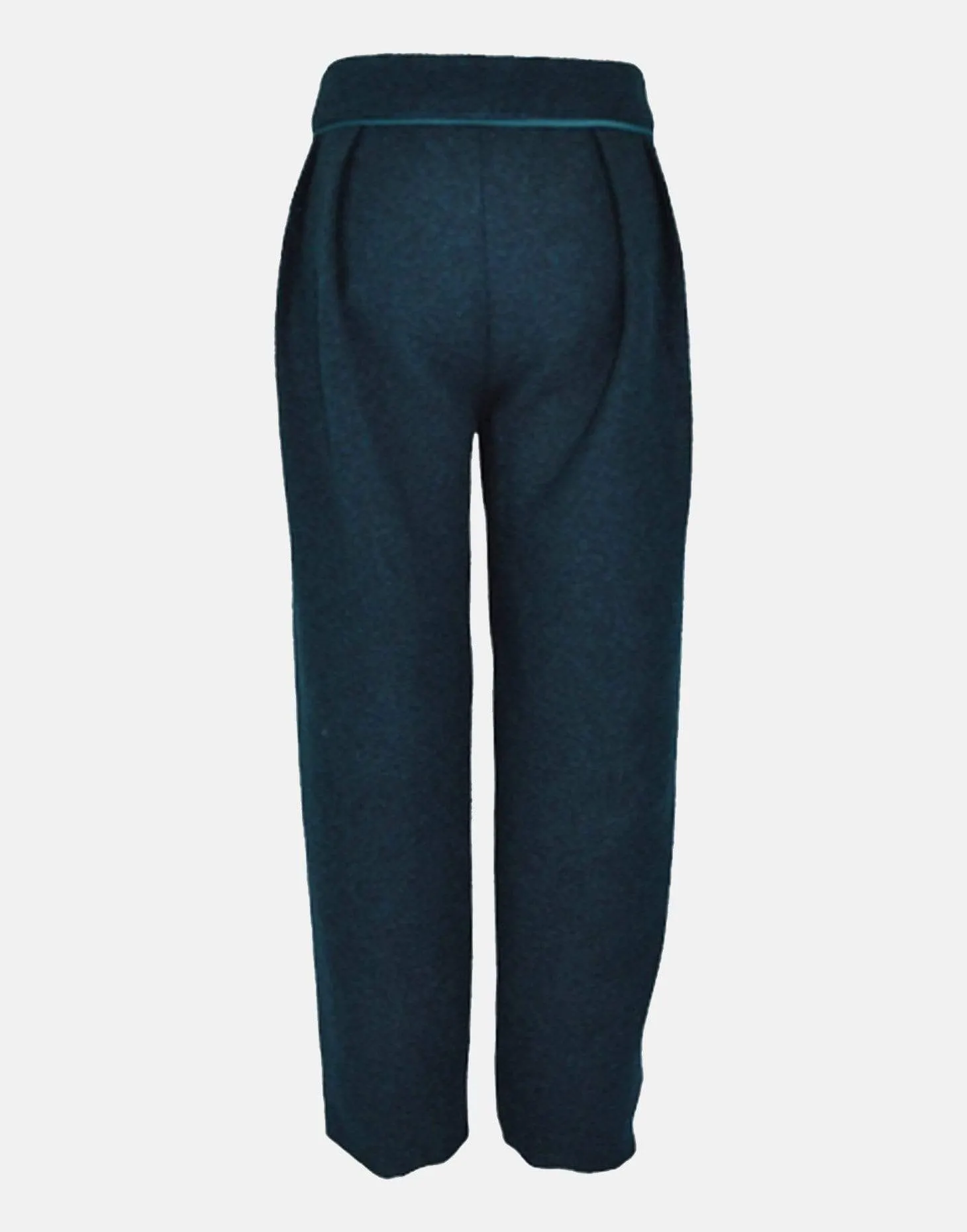 Eliza: Teal tweed trousers