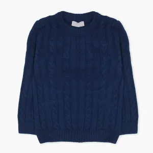 Eminent Boys Crew Neck Sweater - Blue