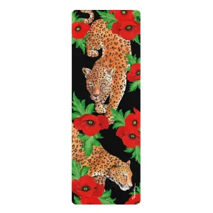 Enigmatic Leopard Rubber Yoga Mat