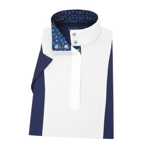 Essex Classics Ladies Luna Performance Sweets Ladies Navy Short Sleeve Show Shirt