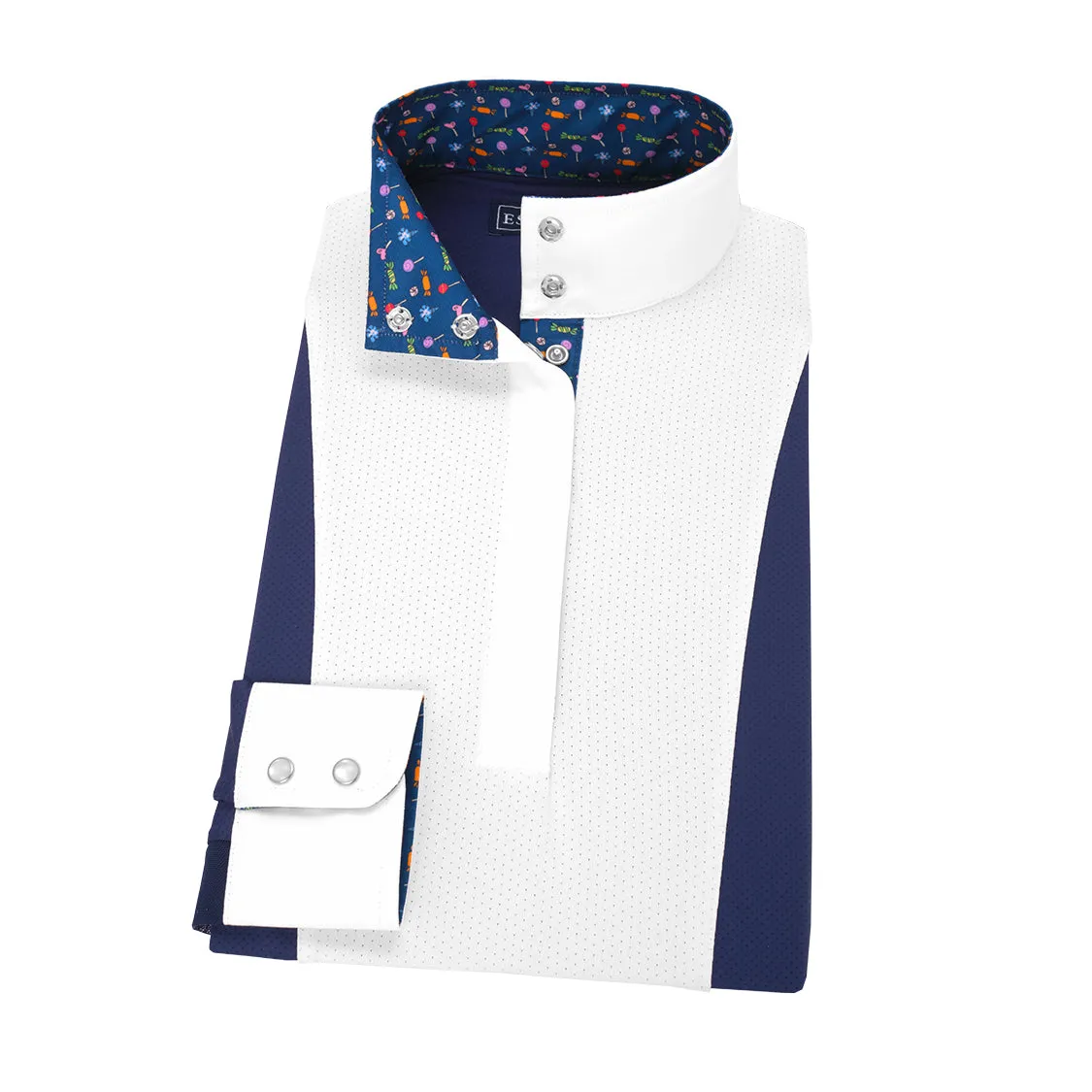 Essex Luna Colorblock Girls Long Sleeve Show Shirt