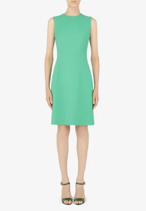 Flared Dress in Virgin Wool