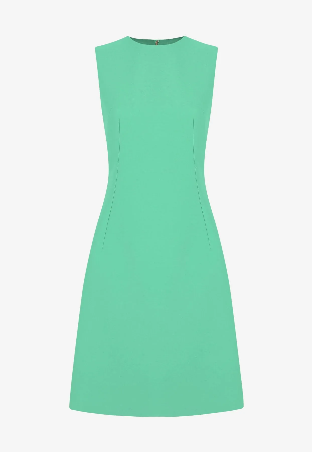 Flared Dress in Virgin Wool