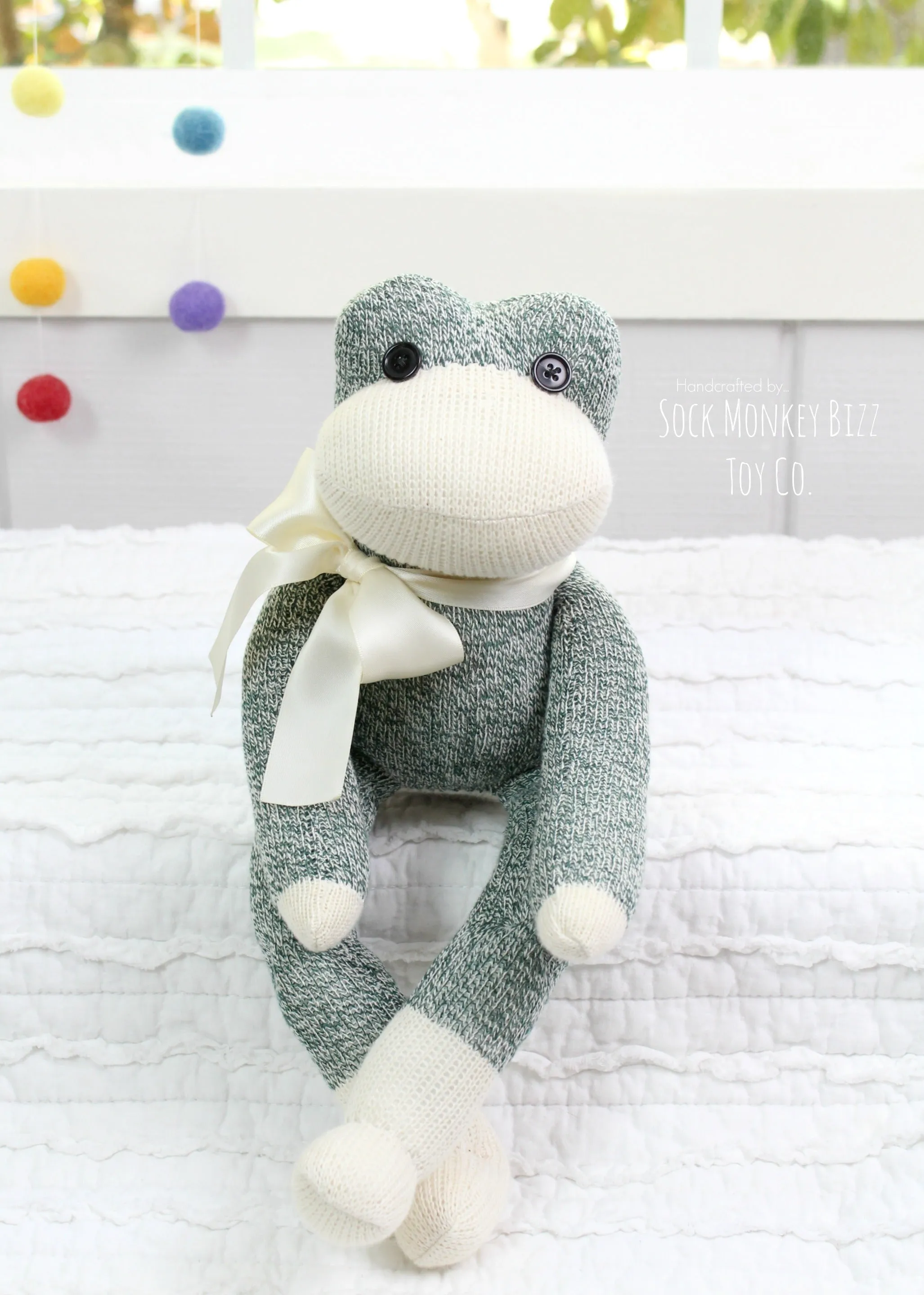Frog Doll - Handmade Plush Toy