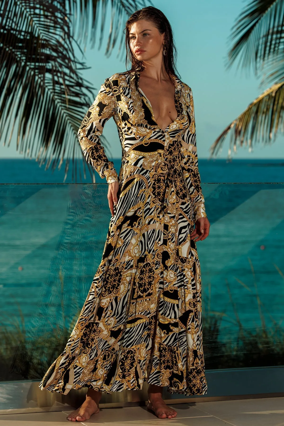 GODDESS VIBES - Goddess Long Sleeve Maxi