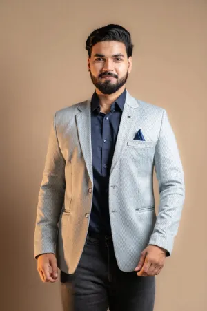 Grey Maze Tweed Blazer