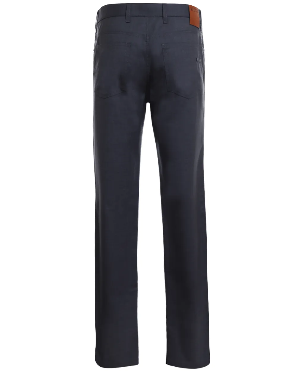 Grey Wool Flannel Pant