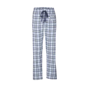 Haley Anchor Flannel Pant - Carolina Blue