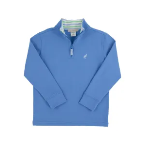 Hayword Half-Zip - Sunrise Blvd. Blue with Kennedy Cruise Stripe with Beale Street Blue Stork