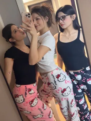 Hello Kitty Flannel Pants