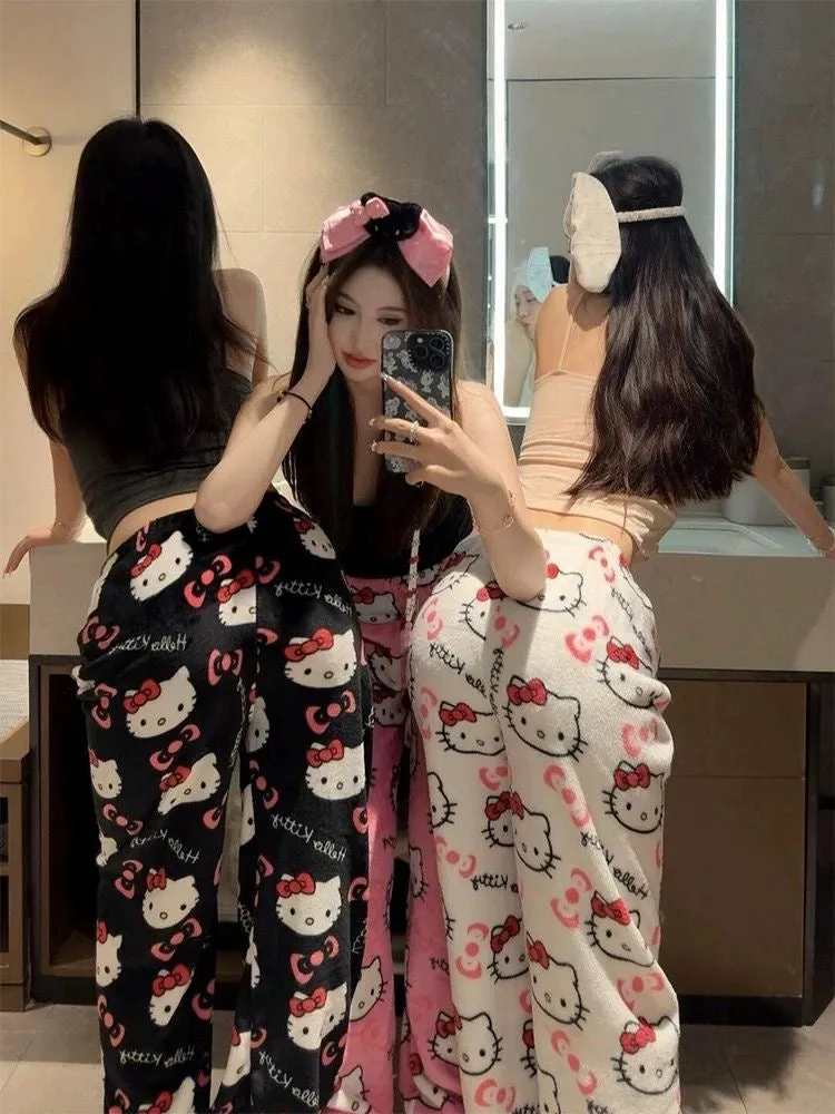 Hello Kitty Flannel Pants