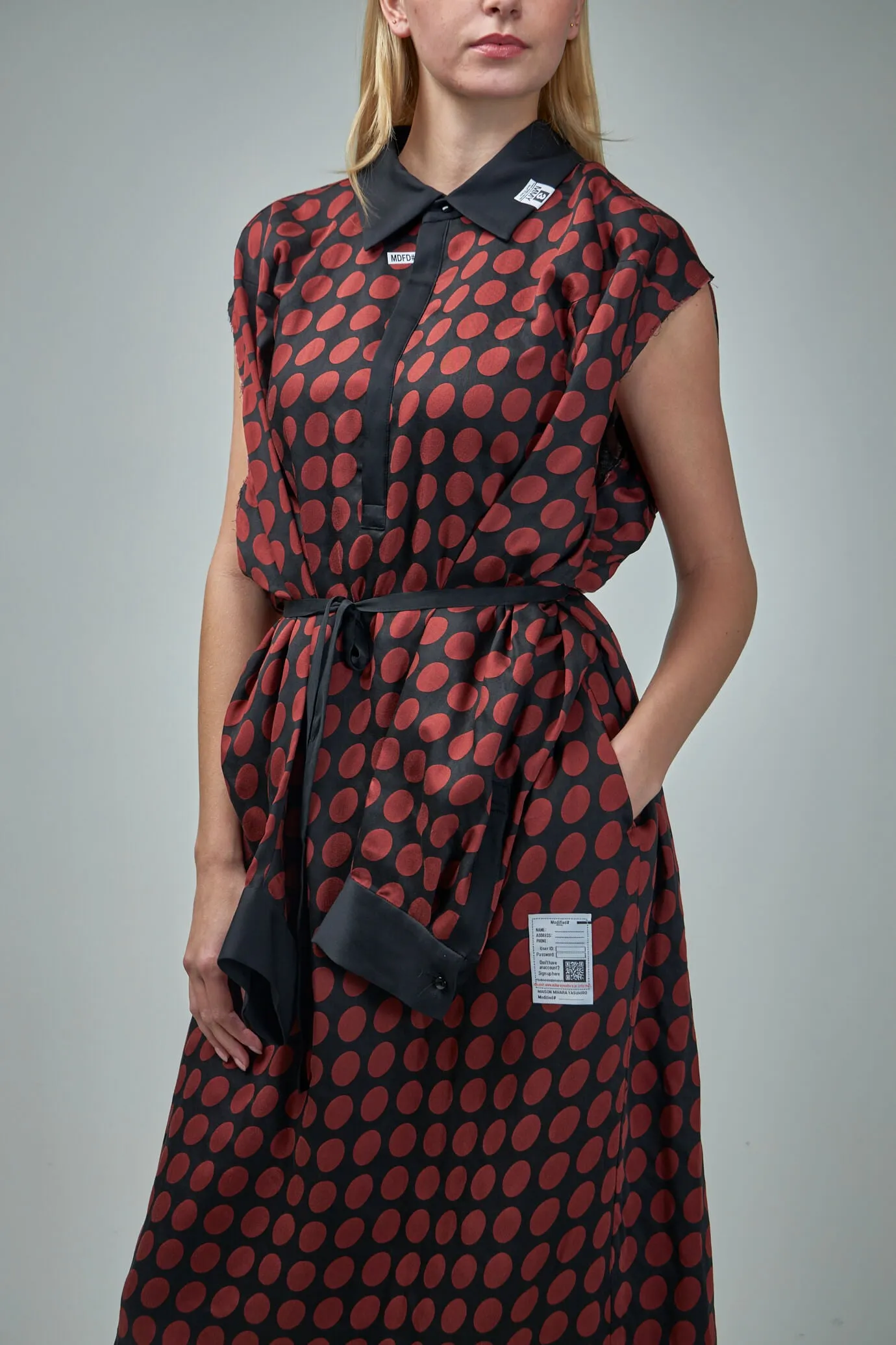 Hollowed Out Sleeves Dress