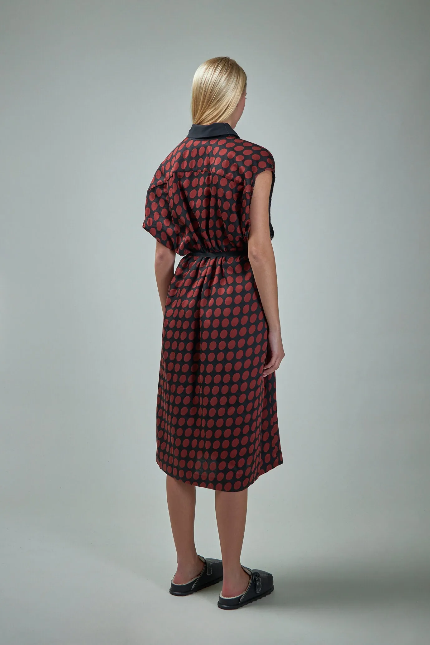 Hollowed Out Sleeves Dress
