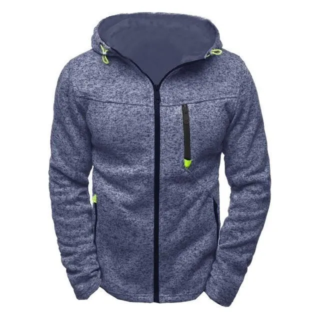 Hoodie Fleece Cardigan Hooded Coat