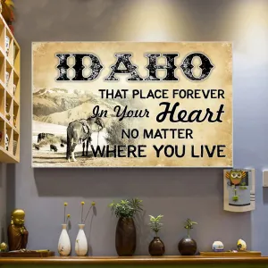 Idaho That Place Forever In Your Heart Poster