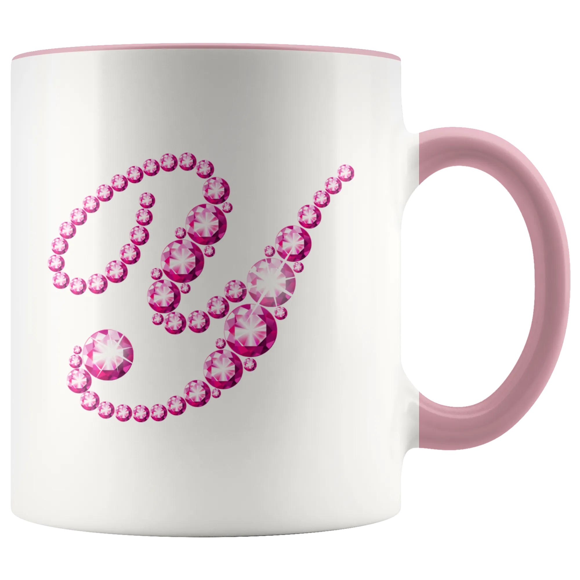 Initial Y | Monogram Coffee Mug | Custom Letter Mug | Bling Style | Initial Letter Cup