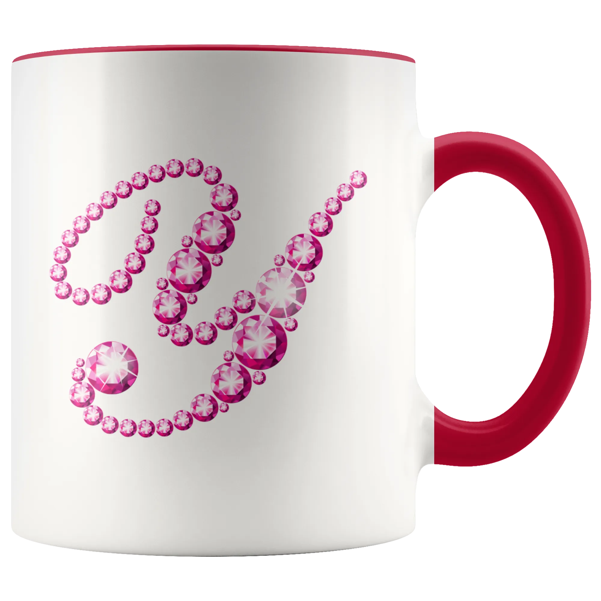 Initial Y | Monogram Coffee Mug | Custom Letter Mug | Bling Style | Initial Letter Cup