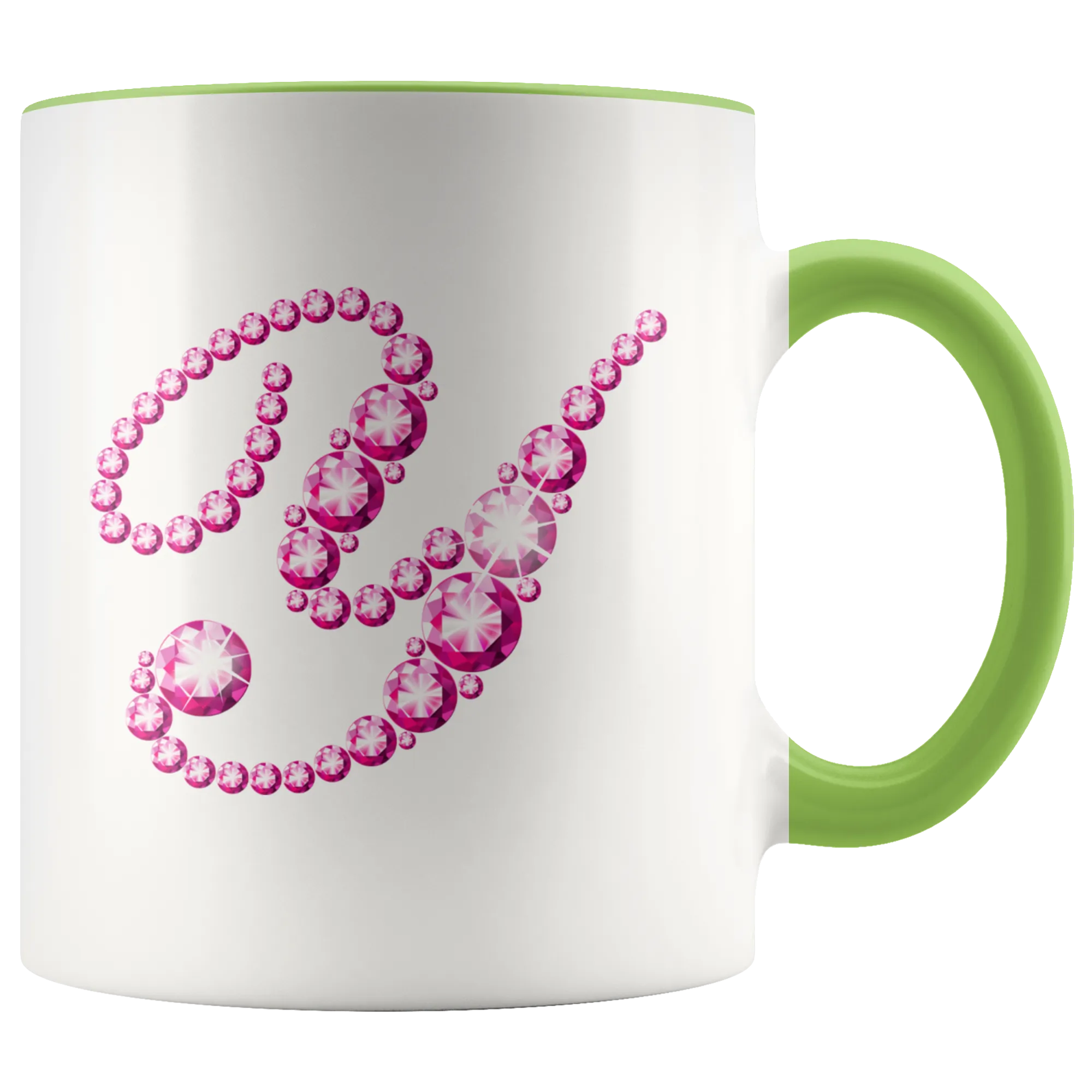 Initial Y | Monogram Coffee Mug | Custom Letter Mug | Bling Style | Initial Letter Cup