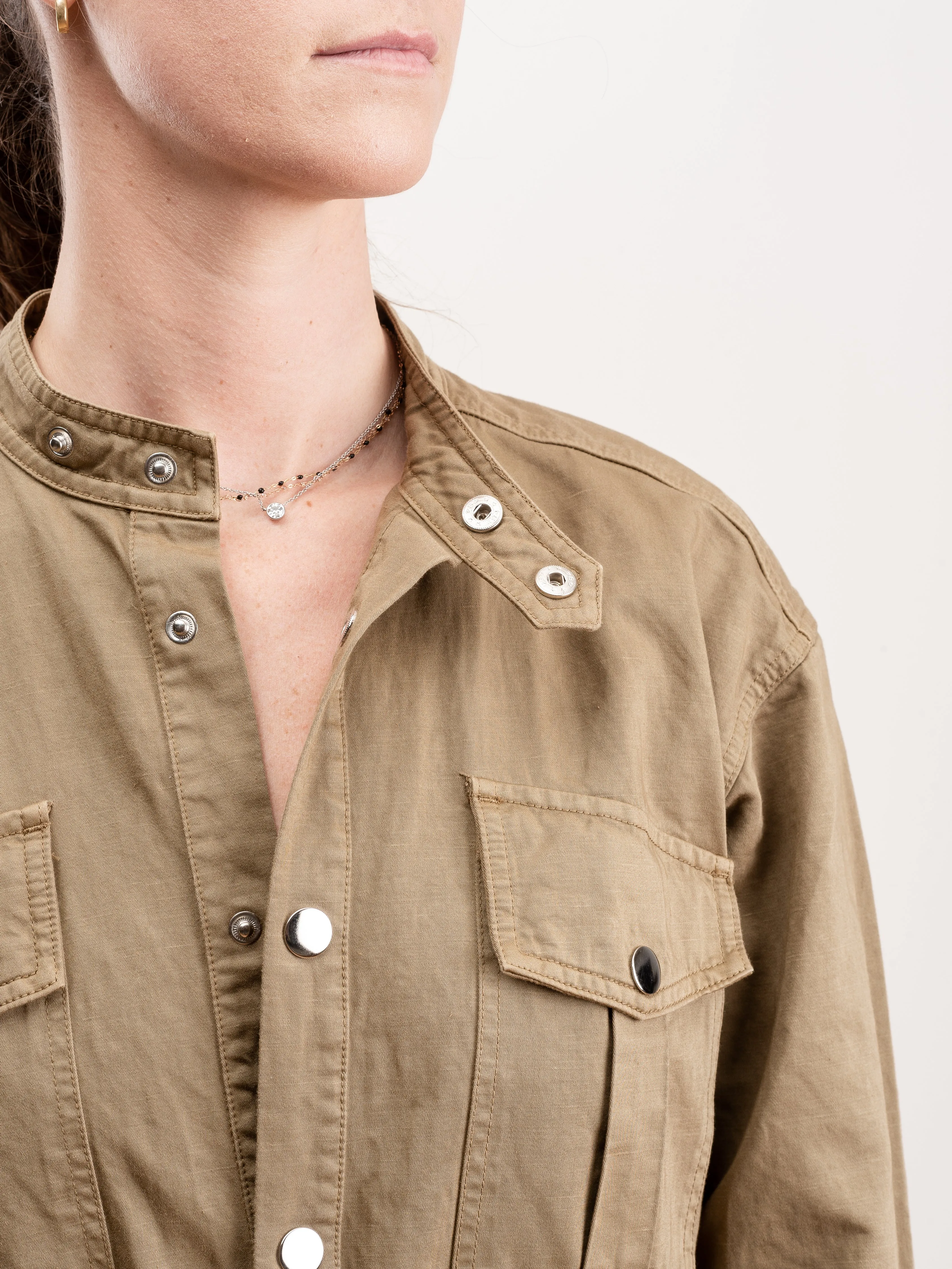 jumpsuit w/cargo pockets - olive