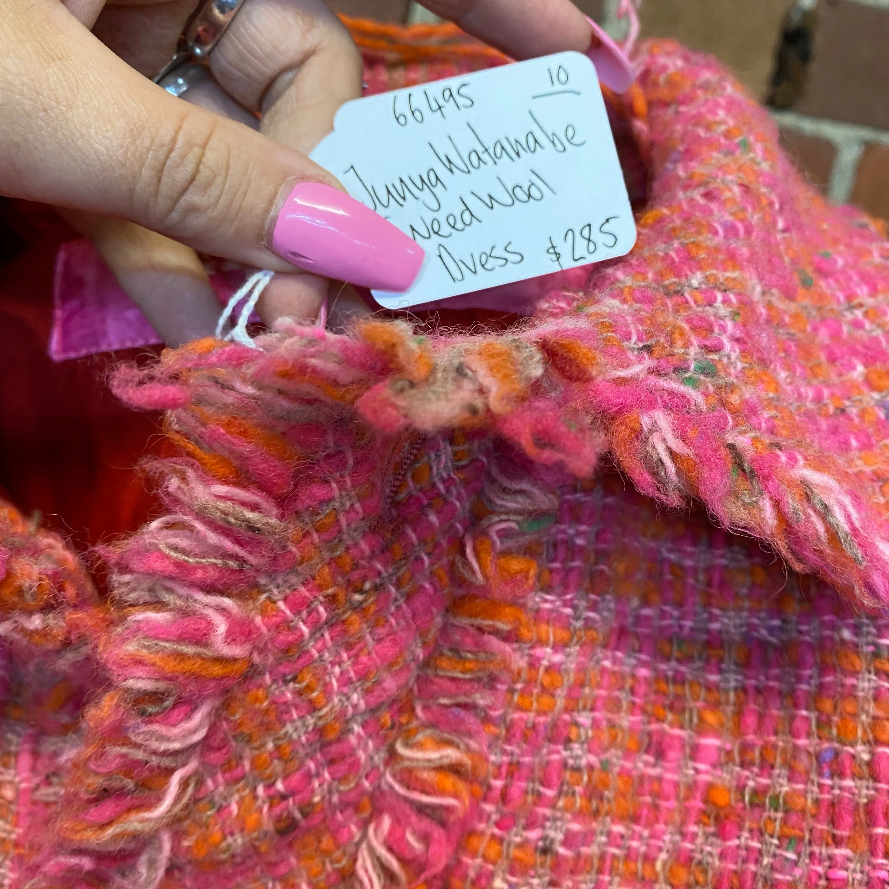 JUNYA WATANABE tweed dress