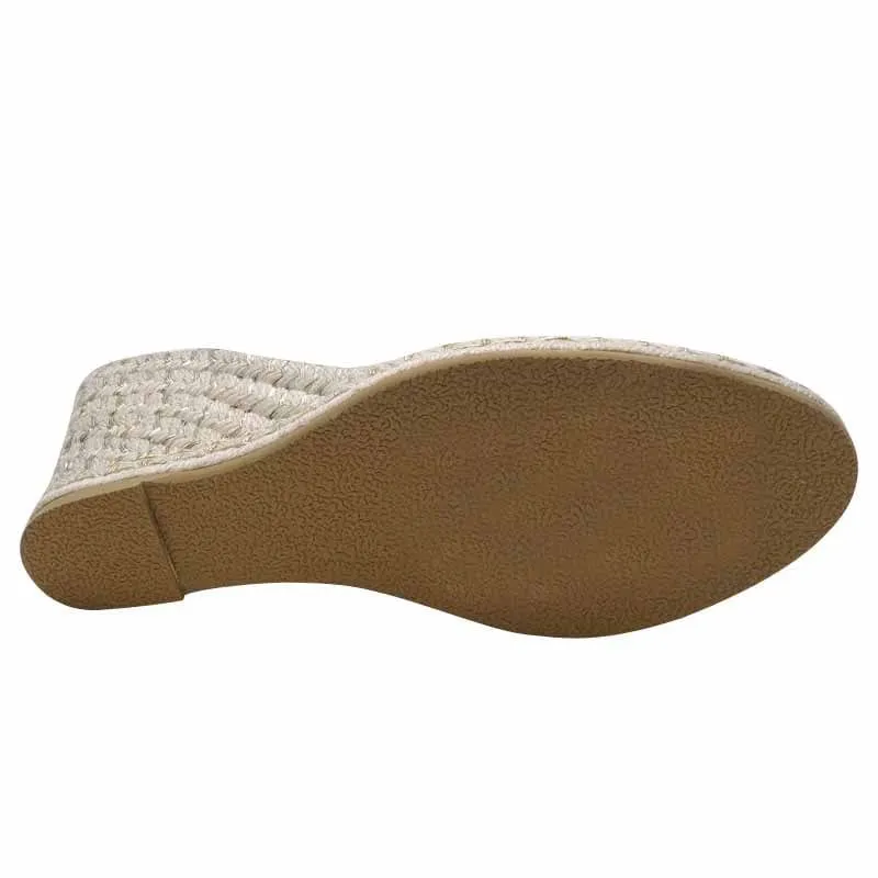 Kate Appleby White Wedge Sandal - Tregele