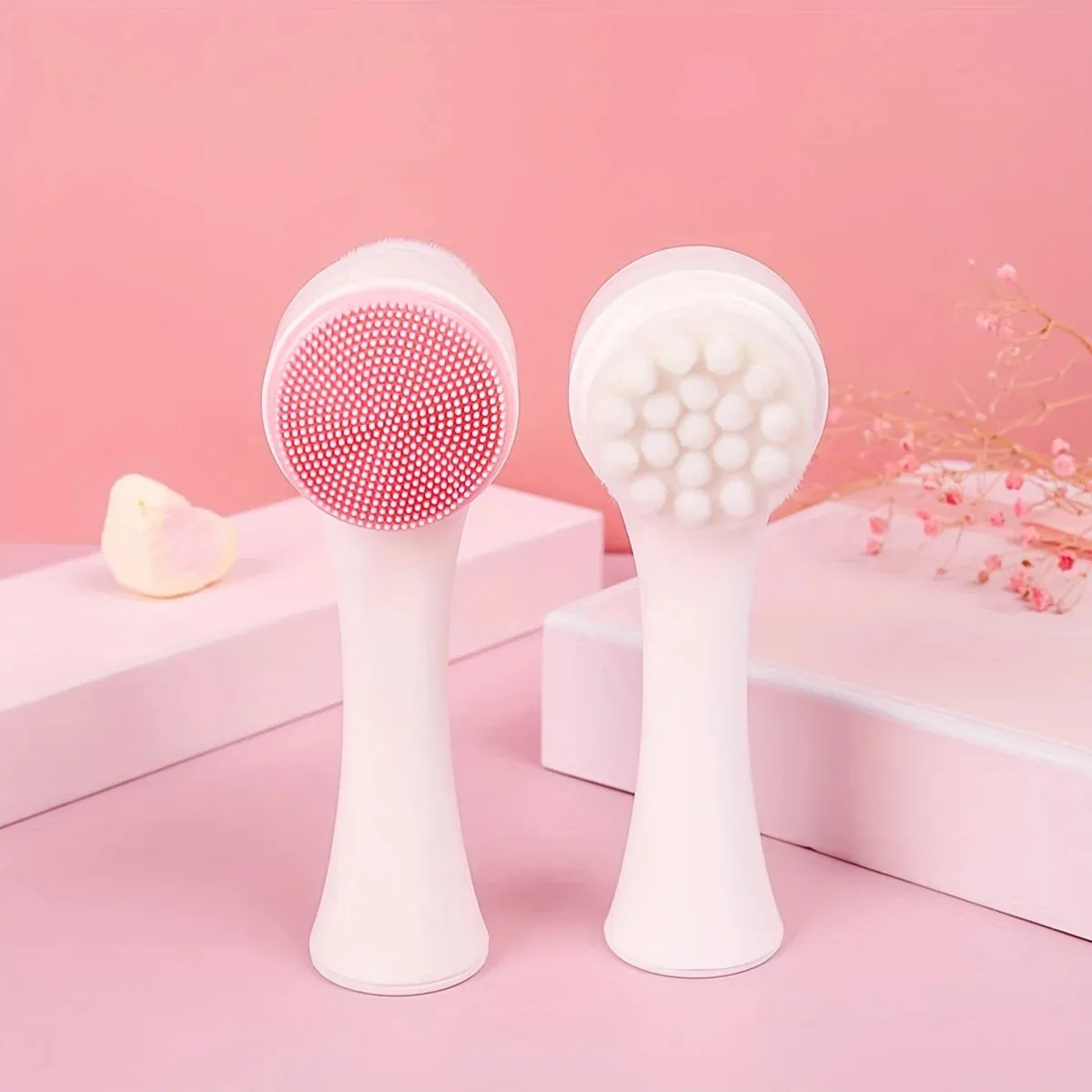 Kawaii Silicone Pet Paw Spa 🐾✨ - Dual-Sided Dog Grooming Brush for Happy Coats & Claws 🐶💖