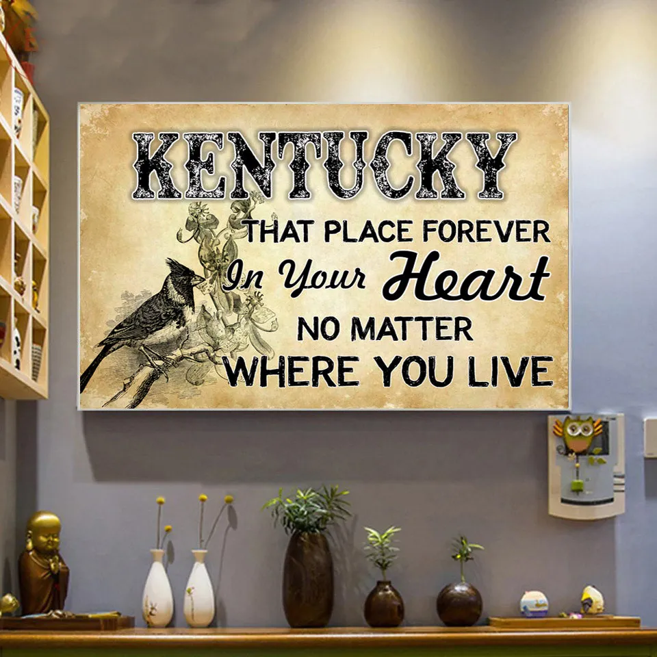Kentucky That Place Forever In Your Heart Poster