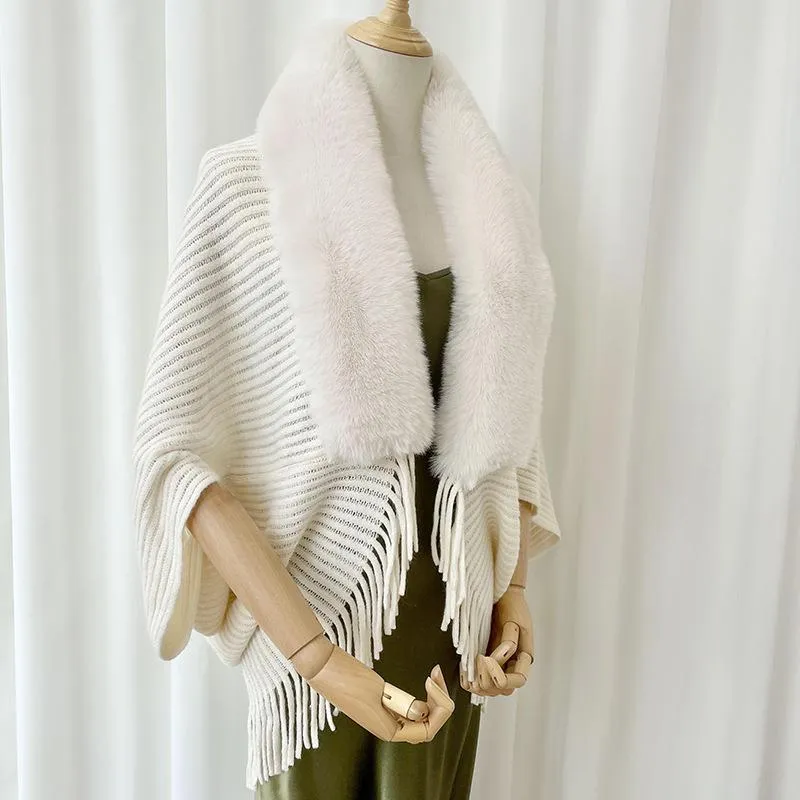 Knitted Loose Thickened Shawl Coat