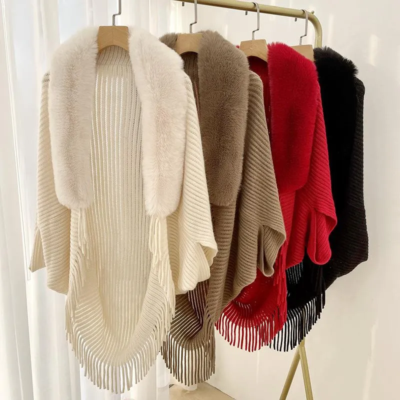 Knitted Loose Thickened Shawl Coat