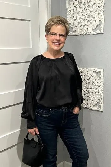 Kyla Satin Blouse