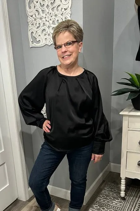 Kyla Satin Blouse