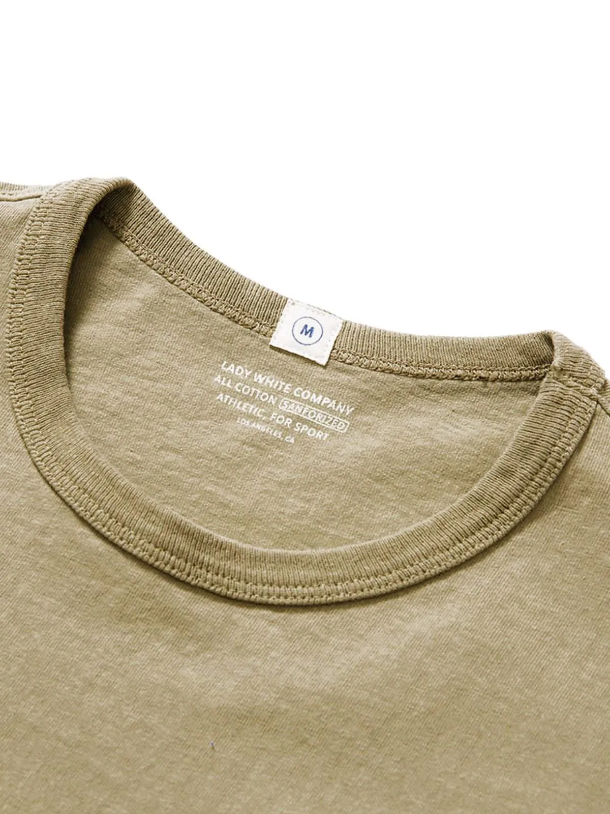 Lady White Co. Clark Pocket Tee Khaki Fog