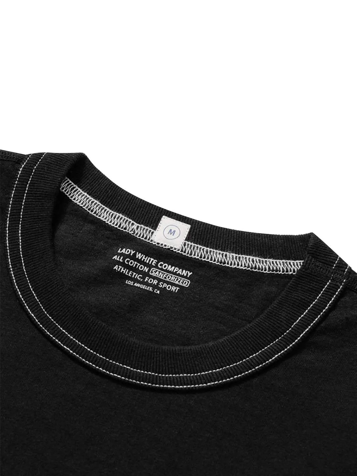 Lady White Co. Gym Tee Overdye Black