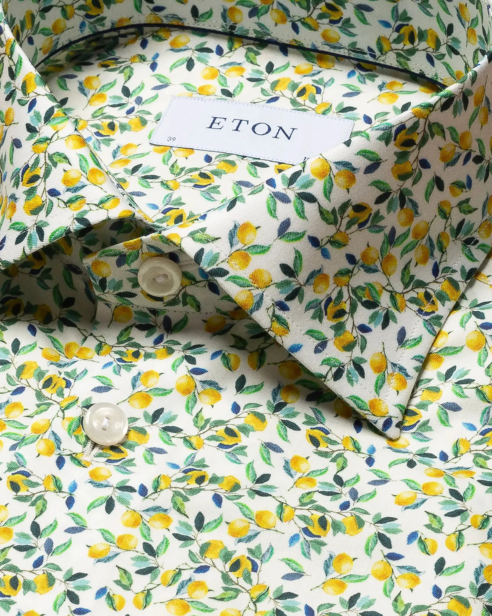LEMON PRINT SIGNATURE TWILL SHIRT