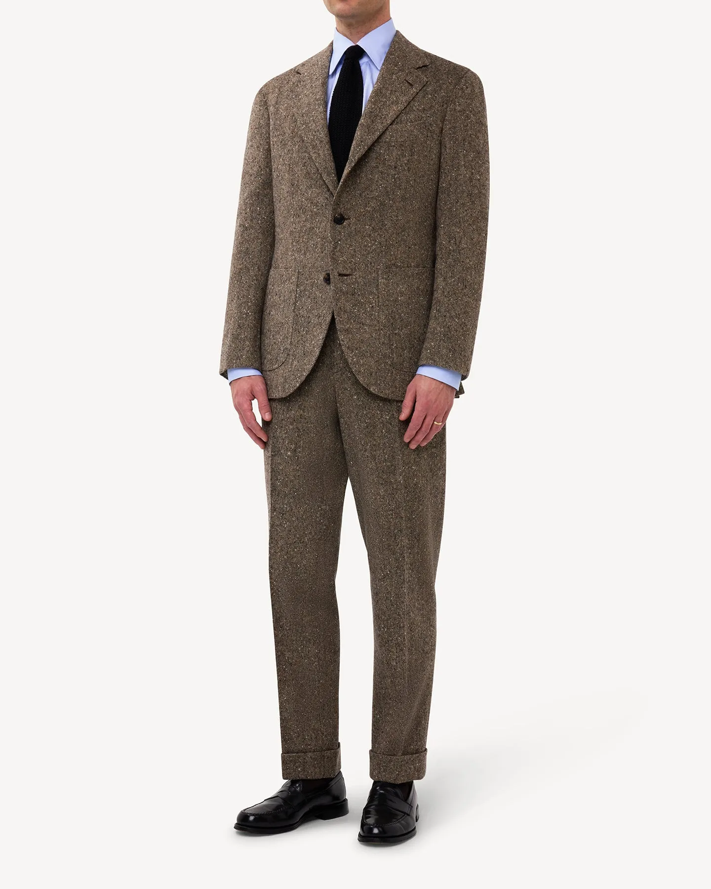 Light Brown Donegal Tweed Sport Coat