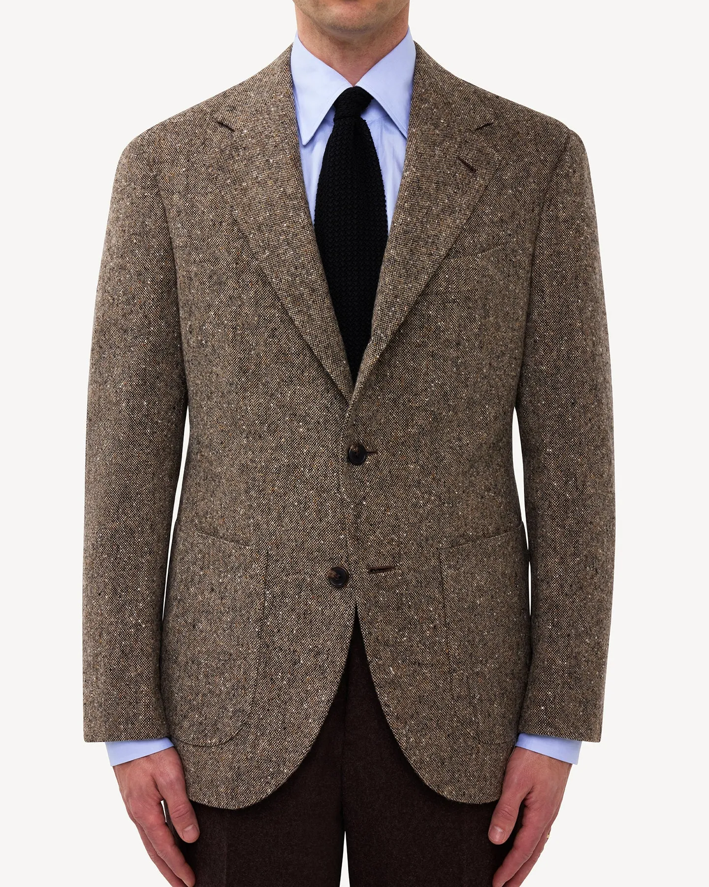Light Brown Donegal Tweed Sport Coat