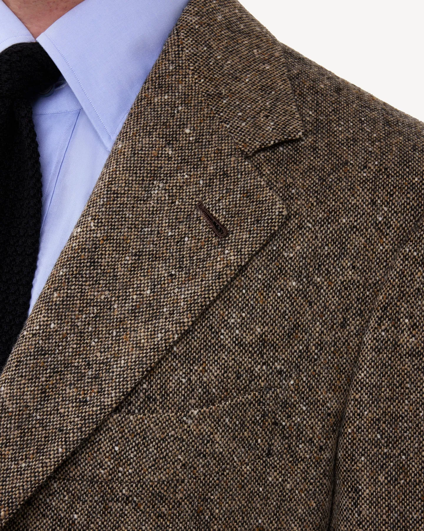 Light Brown Donegal Tweed Sport Coat